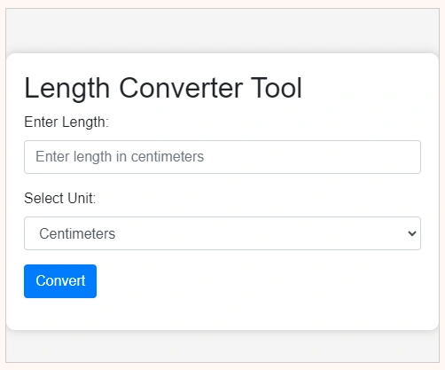 Illustration of a length converter tool
