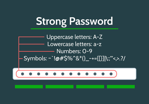 Illustration of a password strength checker