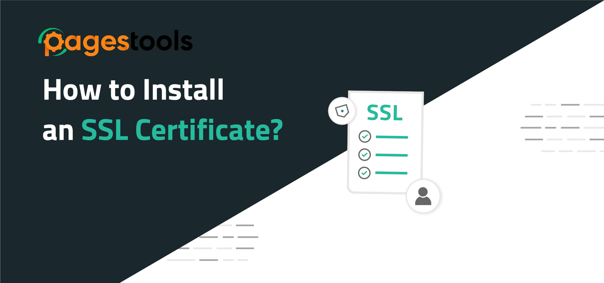 Illustration of SSL Certificate Acquisition and Installation