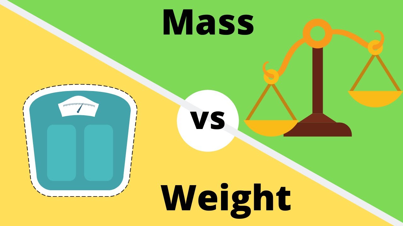 Illustration of the distinction between force and mass