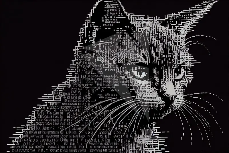 ASCII code concept illustration