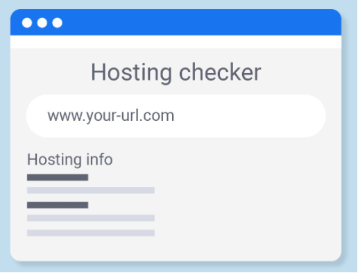 Illustration of a user-friendly interface for domain hosting checker tool