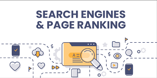 Illustration of a website ranking on a search engine