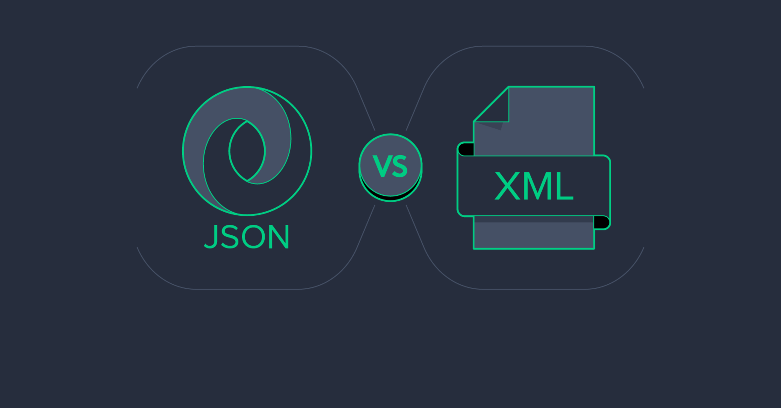Illustration of native JSON to XML conversion in JavaScript