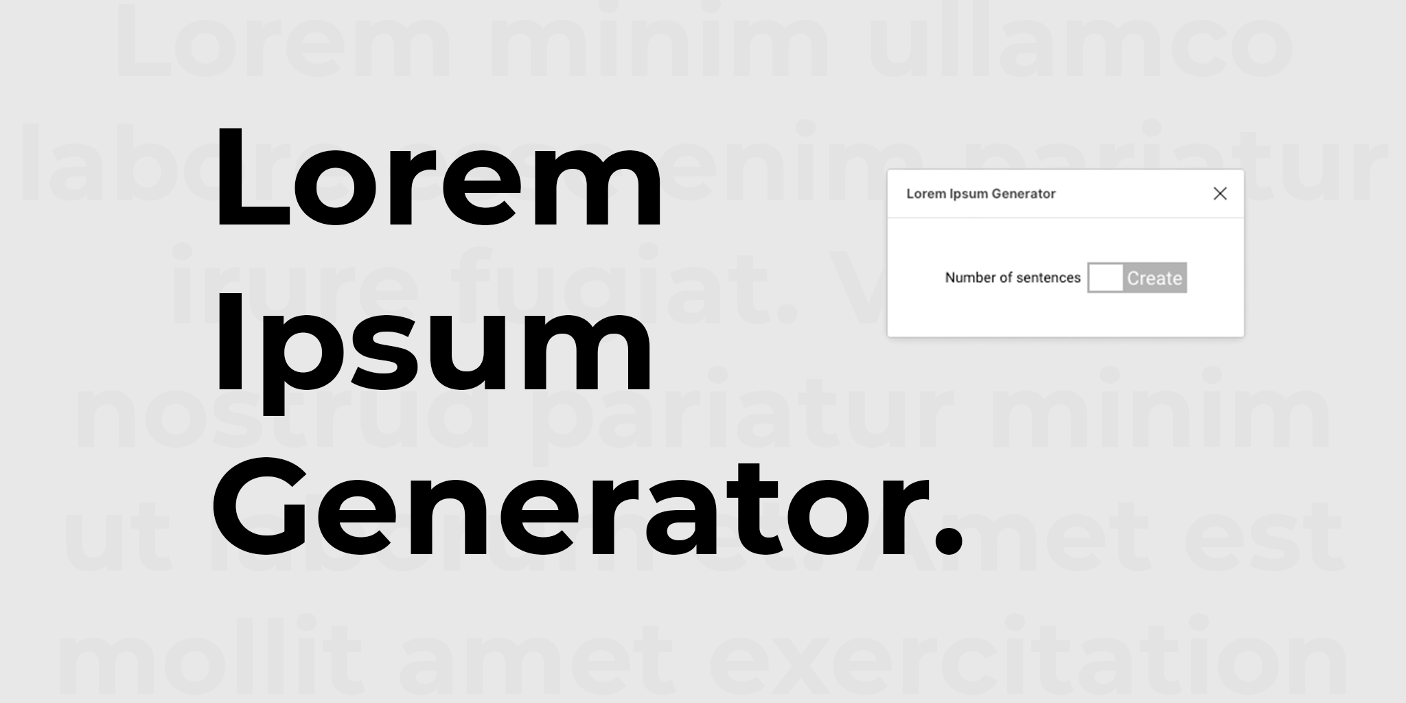 Various lorem ipsum generator tools for designers